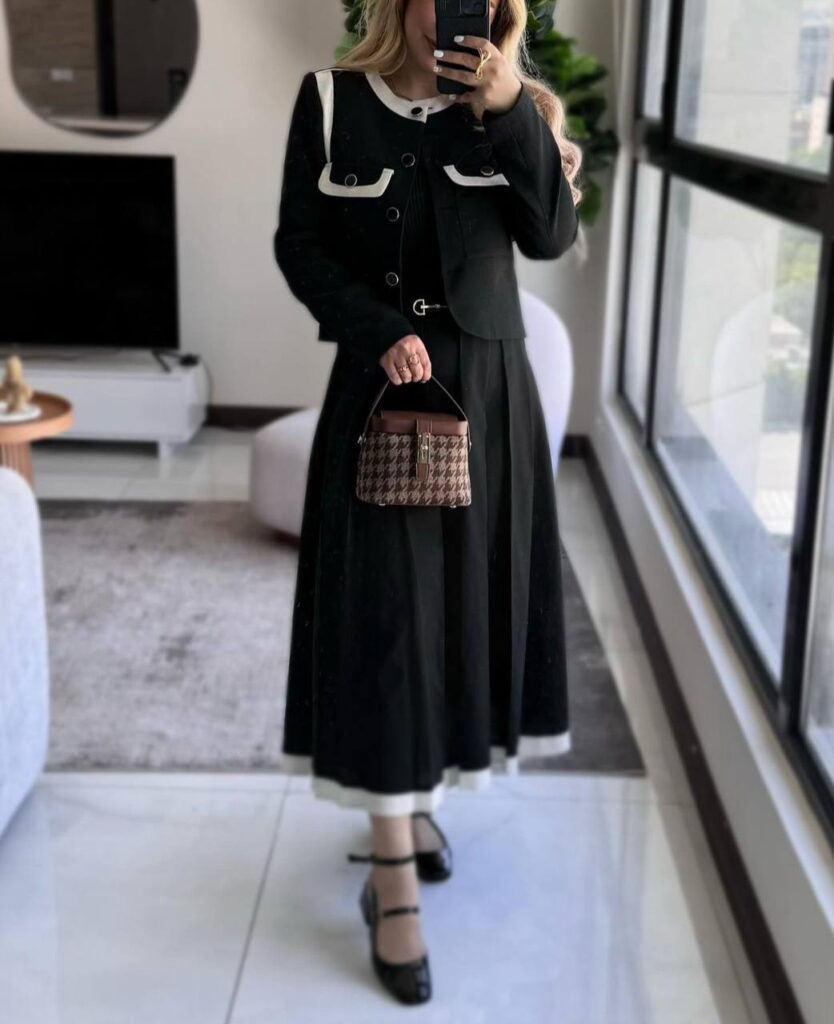 کت و دامن زنانه مدل آیسل