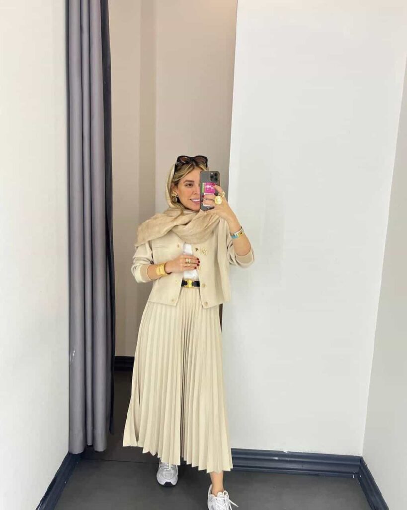ست کت و دامن زنانه مدل سلینا