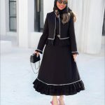 ست کراپ و دامن زنانه
