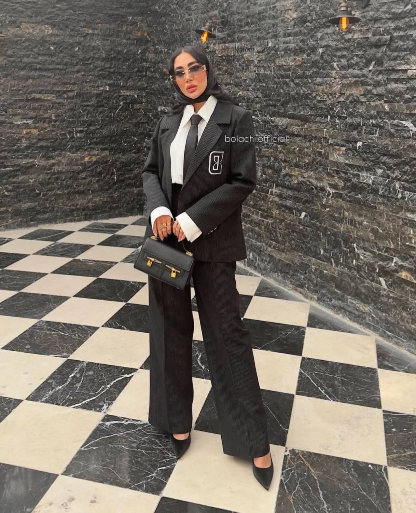 ست کت و شلوار دیپلمات زنانه
