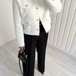 ست مهمونی زنانه کراپ کت و شلوار