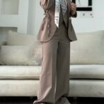 ست کت شلوار جلیقه کرپ زنانه | استایل رسمی