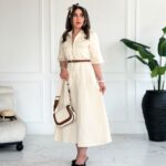 پیراهن زنانه لینن | سایز ۳۴ تا ۴۸